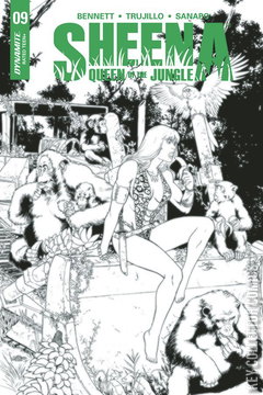 Variant Cover for Sheena, Queen of the Jungle #9