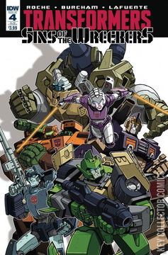 Variant Cover for Transformers: Sins of the Wreckers #4