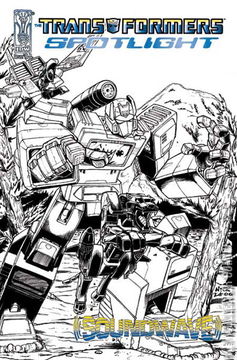 Variant Cover for Transformers Spotlight: Soundwave #1