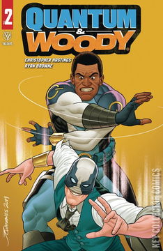 Variant Cover for Quantum and Woody #2