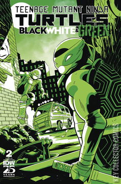 Variant Cover for Teenage Mutant Ninja Turtles: Black, White & Green #2