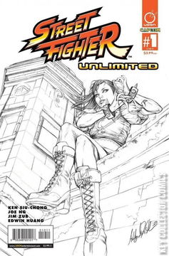 Variant Cover for Street Fighter Unlimited #1