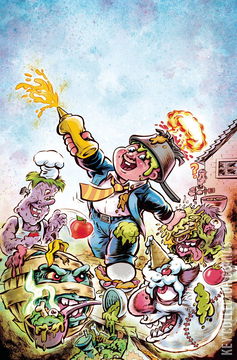 Variant Cover for Madballs vs. Garbage Pail Kids #3