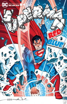 Variant Cover for Superman Red & Blue #4