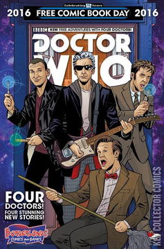 Variant Cover for Free Comic Book Day 2016: Doctor Who - Four Doctors Special #1