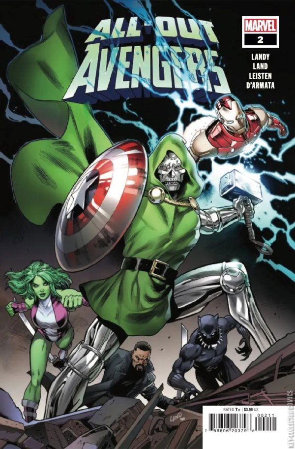 Cover art for All-Out Avengers #2