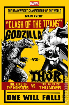 Variant Cover for Godzilla vs Thor #1