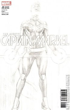 Variant Cover for Mighty Captain Marvel #1