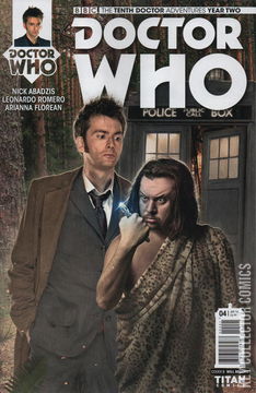 Variant Cover for Doctor Who: The Tenth Doctor - Year Two #4