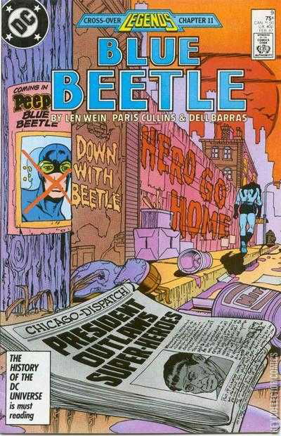 Cover art for Blue Beetle #9