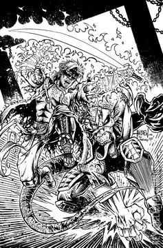 Variant Cover for Final Boss #8