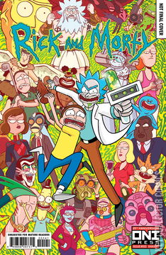 Variant Cover for Rick and Morty #100