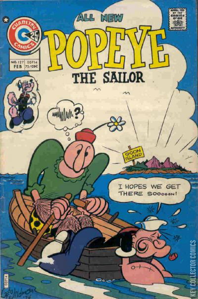 Cover art for Popeye #127