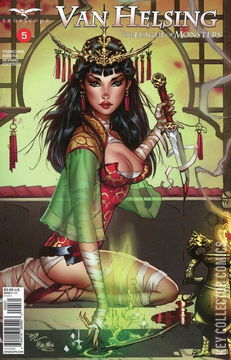 Variant Cover for Van Helsing vs. The League of Monsters #5