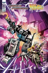 Cover for Transformers / Back to the Future #3
