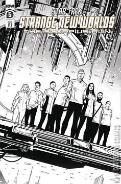 Variant Cover for Star Trek: Strange New Worlds - The Scorpius Run #5