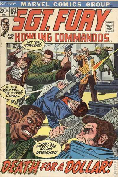 Cover art for Sgt. Fury and His Howling Commandos #102