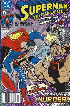 Variant Cover for Superman: The Man of Steel #8