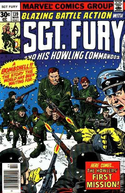 Cover art for Sgt. Fury and His Howling Commandos #139