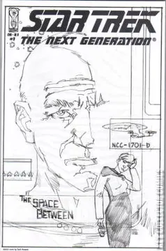 Variant Cover for Star Trek: The Next Generation - The Space Between #1