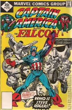 Variant Cover for Captain America #215