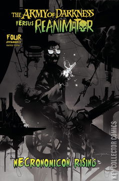 Variant Cover for Army of Darkness vs. Reanimator: Necronomicon Rising #4