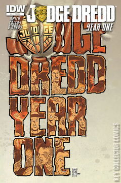 Variant Cover for Judge Dredd: Year One #4