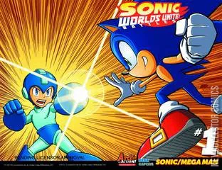 Variant Cover for Sonic Worlds Unite Battles #1