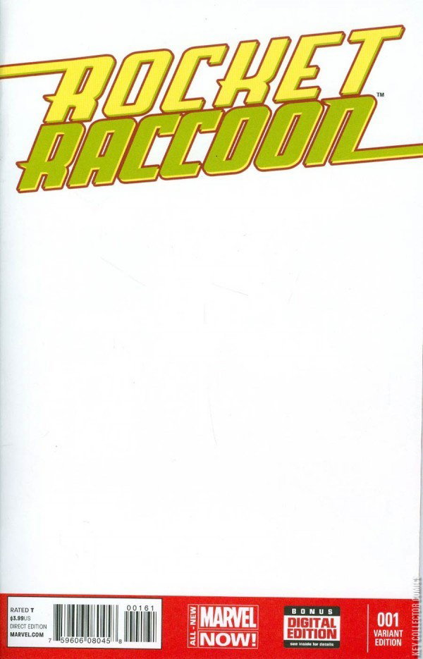 Rocket Raccoon Printable Rocket Raccoon #1 Blank – Value & Details | Key Collector Comics