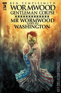 Variant Cover for Wormwood: Gentleman Corpse - Mr. Wormwood Goes to Washington #3
