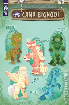 Variant Cover for My Little Pony: Camp Bighoof #3