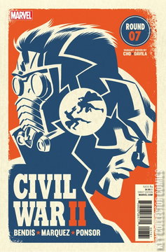 Variant Cover for Civil War II #7
