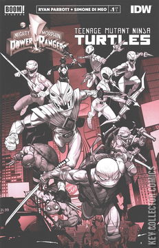 Variant Cover for Mighty Morphin Power Rangers / Teenage Mutant Ninja Turtles #1