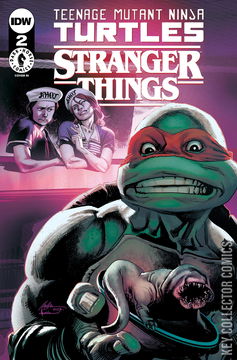 Variant Cover for Teenage Mutant Ninja Turtles / Stranger Things #2