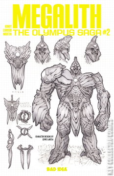 Variant Cover for Olympus Saga: Megalith #2