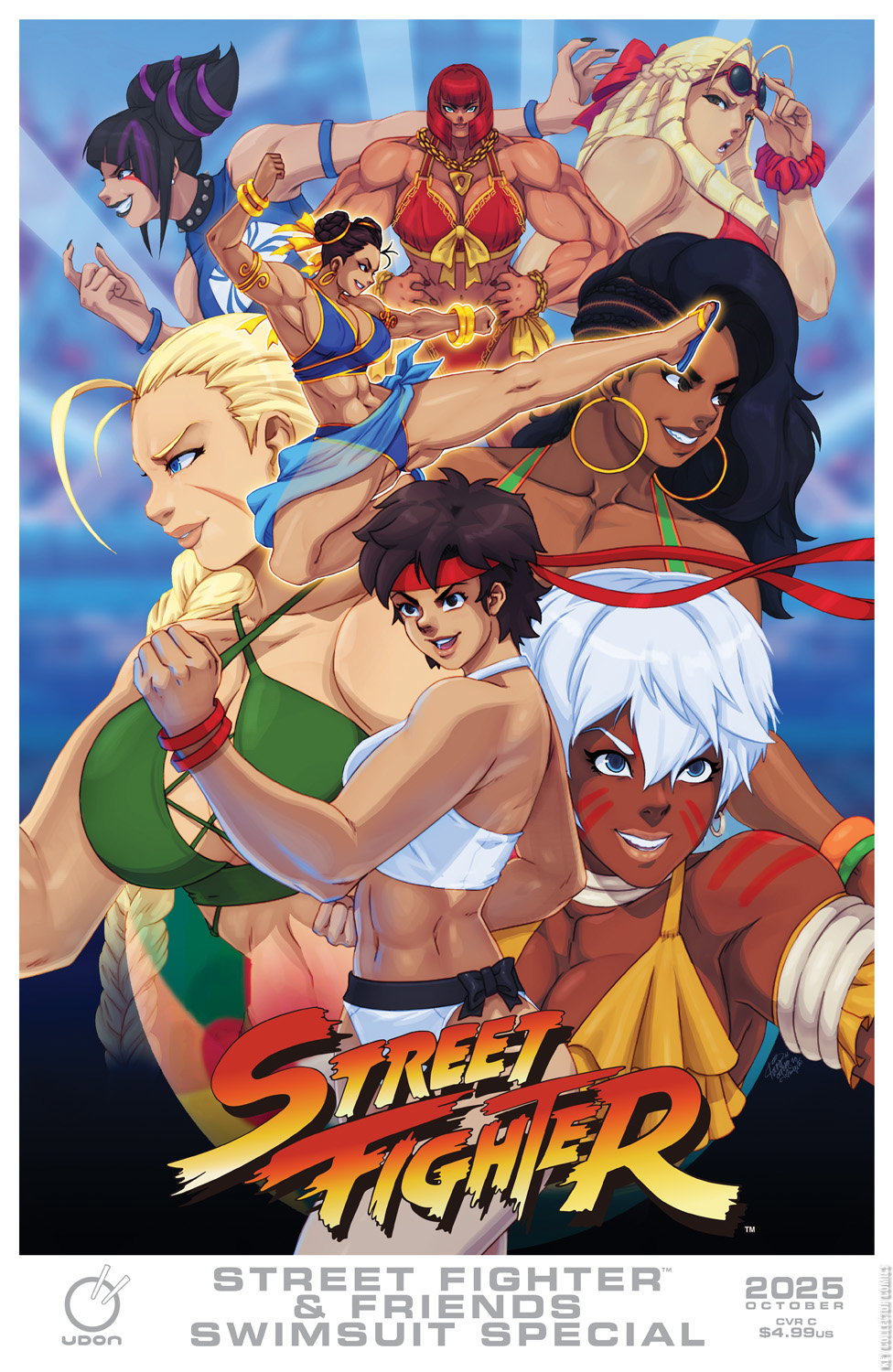 Street Fighter & Friends Swimsuit Special 2025 by Udon | Key