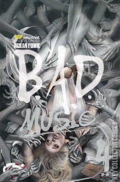Variant Cover for Ninja Funk: B.A.D. Music #4