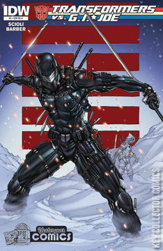 Variant Cover for Transformers vs. G.I. Joe #6