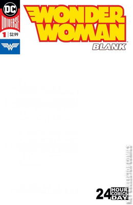 Wonder Woman Blank Comic