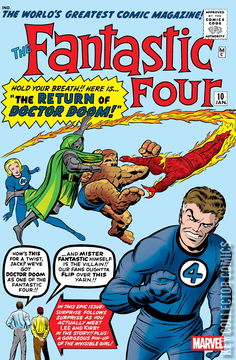 Variant Cover for Fantastic Four #10