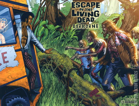 Variant Cover for Escape of the Living Dead: Airborne #1