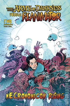 Variant Cover for Army of Darkness vs. Reanimator: Necronomicon Rising #2