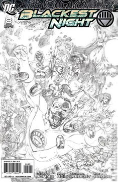 Variant Cover for Blackest Night #8