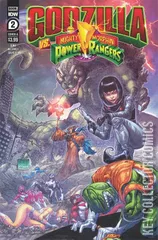 Cover for Godzilla vs. The Mighty Morphin Power Rangers #2