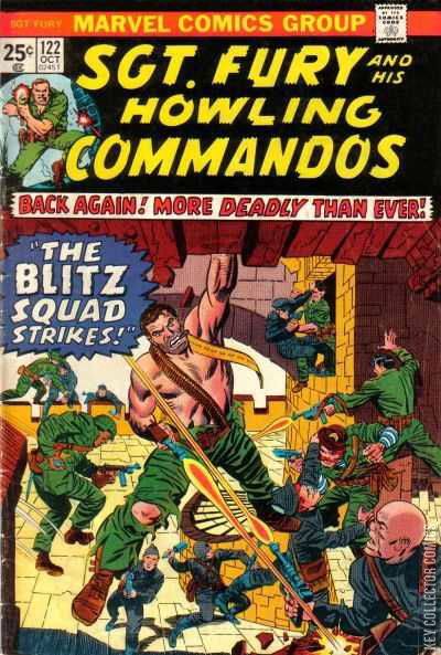 Cover art for Sgt. Fury and His Howling Commandos #122