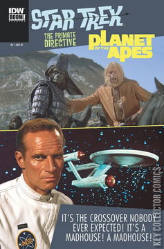 Variant Cover for Star Trek / Planet of the Apes: The Primate Directive #4