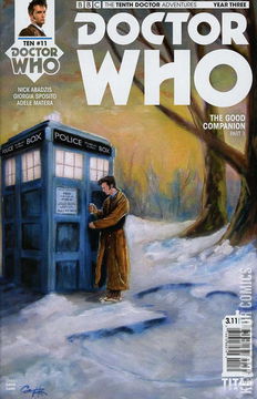 Variant Cover for Doctor Who: The Tenth Doctor - Year Three #11