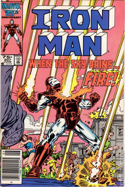 Iron Man #207 Newsstand Published June 1986 | Key Coll