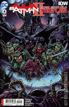 Variant Cover for Batman / Teenage Mutant Ninja Turtles #4