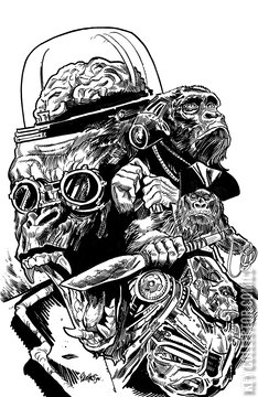 Variant Cover for Legion of Exceptional Gorilla Men #1